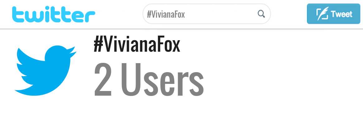 Viviana Fox twitter account