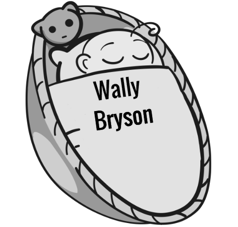 Wally Bryson sleeping baby