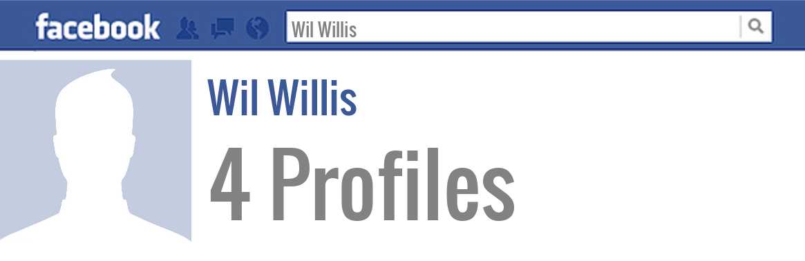 Wil Willis facebook profiles