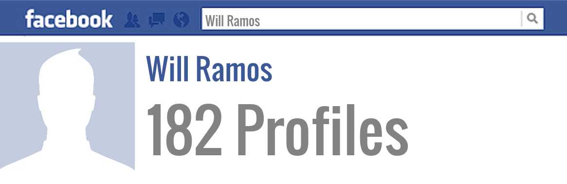 Will Ramos facebook profiles