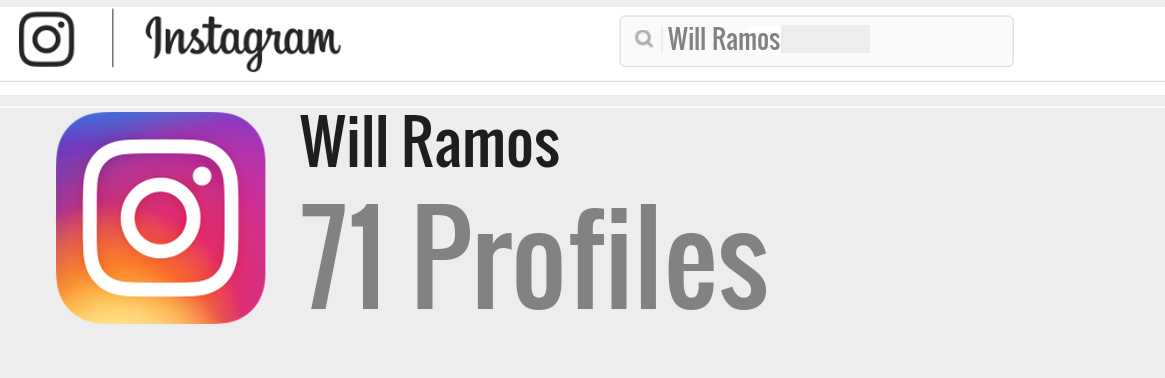 Will Ramos instagram account