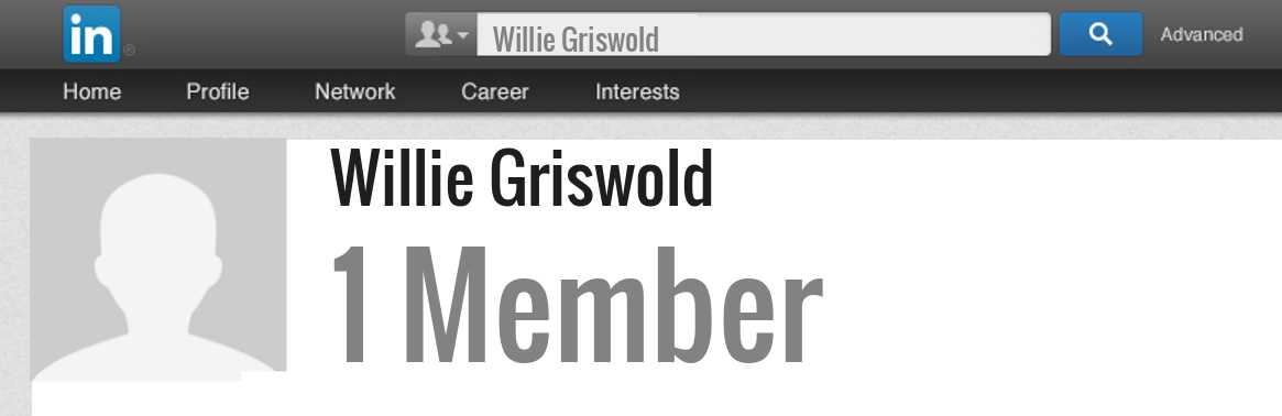 Willie Griswold linkedin profile