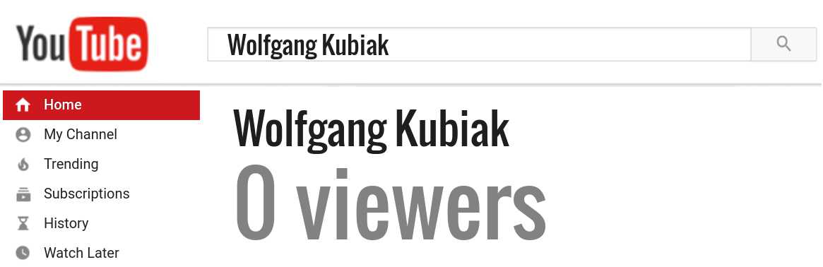 Wolfgang Kubiak youtube subscribers